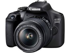 Canon EOS 2000D / Rebel T7 24.1MP CMOS 1080p DSLR Camera + Canon EF-S 18-55mm f/1:3.5-5.6 Lens