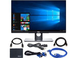 Dell P2418HT 24" 16:9 10-Point Touchscreen IPS Monitor + ZoomSpeed HDMI Cable + USB 3.0 Cable + DisplayPort Cable + VGA Cable + AOM Microfiber Cleaning Cloth Monitor Bundle