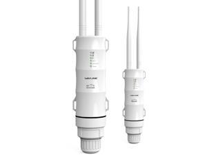 Wavlink 2.4G 300Mbps High Power Wi-Fi Outdoor CPE/Access Point/Repeater/Range Extender With 1000mW Omni-directional Antennas, Passive PoE, 15KV ESD, 4KV Lightning Protection