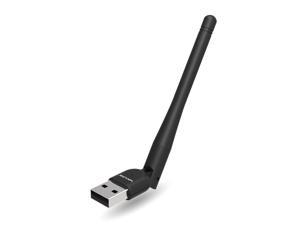 Wavlink USB Wireless Adapter Dual Band 2.4G/5G Network Card Wi-Fi Dongle with High Gain External Antenna for Desktop, Laptop, PC
