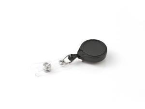 Key-Bak Mini-Bak Emoji Retractable Reel with 36-Inch Nylon Cord, Steel Belt Clip and Vinyl ID Strap (Plain, Black) Key-Bak Mini-Bak Emoji Retractable Reel with 36-Inch Nylon Cord, Steel Belt Clip and Vinyl ID Strap (Plain, Black)