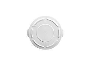 RUBBERMAID FG261960WHT Brute Trash Can Top,Flat,Snap-On Closure,White RUBBERMAID FG261960WHT Brute Trash Can Top,Flat,Snap-On Closure,White
