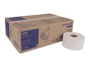 Tork Advanced 12024402 Mini Jumbo Bath Tissue Roll, 2-Ply, 7.36" Diameter, 3.55" Width x 751' Length, White (Case of 12 Rolls, 751' per Roll, 9,012 Feet) Tork Advanced 12024402 Mini Jumbo Bath Tissue Roll, 2-Ply, 7.36" Diameter, 3.55" Width x 751' Length, White (Case of 12 Rolls, 751' per Roll, 9,012 Feet)