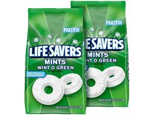 LIFE SAVERS Mints Wint-O-Green Hard Candy 50-Ounce Party Size Bag (Pack of 2) LIFE SAVERS Mints Wint-O-Green Hard Candy 50-Ounce Party Size Bag (Pack of 2)