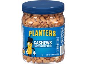 PLANTERS Cashew Halves & Pieces, 1 Lb 10 oz. Resealable Canister | Energy Snacks & Snacks for Adults | Shareable Snacks | Kosher PLANTERS Cashew Halves & Pieces, 1 Lb 10 oz. Resealable Canister | Energy Snacks & Snacks for Adults | Shareable Snacks | Kosher