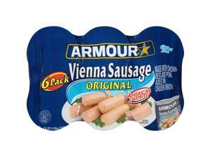 Armour Vienna Sausage, Original, 4.6 Ounce, 6 Count Armour Vienna Sausage, Original, 4.6 Ounce, 6 Count
