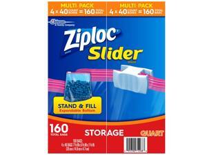 Ziploc Storage Slider Quart Bags (160 ct.) Ziploc Storage Slider Quart Bags (160 ct.)