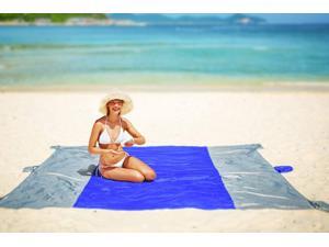 Oversized Beach Blanket Sand Free Beach Mat, 10'x 9' for 7 Adults, Ultra Lightweight Oversized Beach Blanket Sand Free Beach Mat, 10'x 9' for 7 Adults, Ultra Lightweight