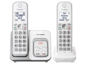 Panasonic KX-TGD532W Cordless Phone With 2 Handset Phones