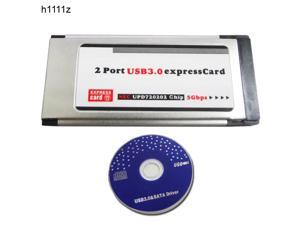 PCI Express to USB 3.0 Dual 2 Ports PCI E Card Adapter for NEC Chipset 34MM Slot ExpressCard Converter 5 Gbps PCMCIA ExpressCard PCI Express to USB 3.0 Dual 2 Ports PCI E Card Adapter for NEC Chipset 34MM Slot ExpressCard Converter 5 Gbps PCMCIA ExpressCard