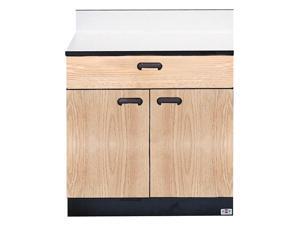 Hausmann 1-Drawer Treatment Cabinet, 30"H x 16"W x 30"D, Oak Hausmann 1-Drawer Treatment Cabinet, 30"H x 16"W x 30"D, Oak
