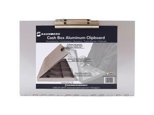 Saunders Cash Box Clipboard - Heavy Duty - Aluminum - 1 Each SAU55100 Saunders Cash Box Clipboard - Heavy Duty - Aluminum - 1 Each SAU55100