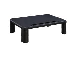 Lorell Adjustable Monitor Riser - 4" Height x 19.8" Width - Desktop - Black Lorell Adjustable Monitor Riser - 4" Height x 19.8" Width - Desktop - Black