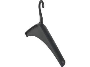 Lorell Garment Hangers Plastic Open Hook 17" 12/ST Black 01065 Lorell Garment Hangers Plastic Open Hook 17" 12/ST Black 01065