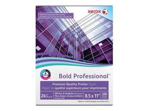 Xerox 3R13038 Bold Professional Quality Paper, 8.5" x 11", 90 GSM, 98 Brightness, 92 Opacity, 24 lb - 1 Ream (500 Sheets) Xerox 3R13038 Bold Professional Quality Paper, 8.5" x 11", 90 GSM, 98 Brightness, 92 Opacity, 24 lb - 1 Ream (500 Sheets)