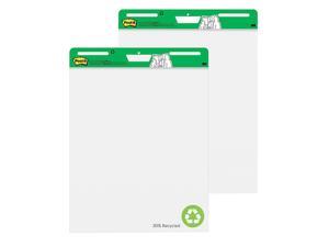 Post-it® Super Sticky Easel Pads, 25" x 30", 30% Recycled, White, Pack Of 2 Pads Post-it® Super Sticky Easel Pads, 25" x 30", 30% Recycled, White, Pack Of 2 Pads