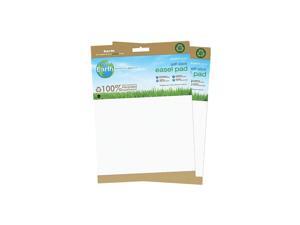 MasterVision™ Earth 100% Recycled Self-Stick Easel Pads, 25" x 30", White, 30 Sheets, Pack Of 2 MasterVision™ Earth 100% Recycled Self-Stick Easel Pads, 25" x 30", White, 30 Sheets, Pack Of 2