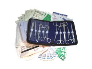 Oasis 50-pc Deluxe Survival Emergency First Aid Kit w/Suture, Stapler & Carry Case