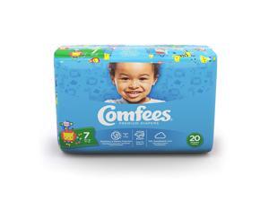Attends Baby Diaper Comfees Tab Closure Size 7, 41+lbs, 20/Pack Attends Baby Diaper Comfees Tab Closure Size 7, 41+lbs, 20/Pack