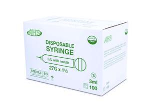 Syringe 3Cc 27G X 1-1/2" L/L 100/Box Syringe 3Cc 27G X 1-1/2" L/L 100/Box