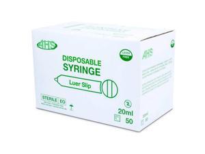 Syringe 20Cc Luer Slip 50/Box Syringe 20Cc Luer Slip 50/Box