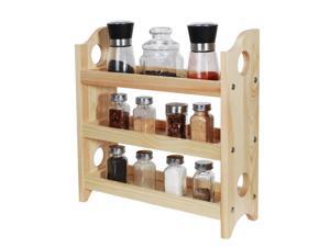 NEX 3 Tier Wood Spice Rack Organizer Countertop - Rustic Style (NX-HK134-32A) NEX 3 Tier Wood Spice Rack Organizer Countertop - Rustic Style (NX-HK134-32A)