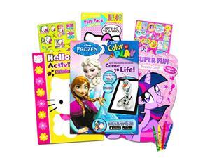 coloring books with stickers assortment ~ hello kitty coloring book, my little pony coloring book, disney frozen coloring book coloring books with stickers assortment ~ hello kitty coloring book, my little pony coloring book, disney frozen coloring book