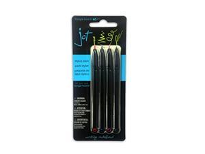 boogie board replacement stylus pack for jot 8.5 | 4-pack stylus pens