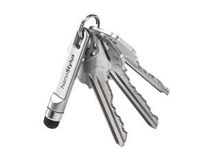 keysmart nanostylus - compact phone stylus ergonomic and portable (silver) keysmart nanostylus - compact phone stylus ergonomic and portable (silver)