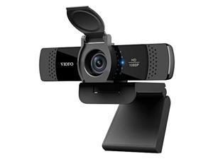 viofo 1080p webcam with microphone, privacy cover, rotatable clip, computer hd streaming web camera, usb web cam for laptop des