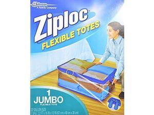 ziploc flexible totes jumbo, 1 ct ziploc flexible totes jumbo, 1 ct
