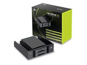 vantec nexstar se dual 2.5-inch sata hard drive rack mrk-525st (black) vantec nexstar se dual 2.5-inch sata hard drive rack mrk-525st (black)