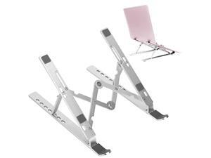 portable laptop stand with adjustable height 7 angles, foldable computer laptop mount holder riser for mac book, notebook,table portable laptop stand with adjustable height 7 angles, foldable computer laptop mount holder riser for mac book, notebook,table
