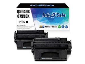 ink e-sale compatible q5949x q7553x toner cartridge replacement for hp 49x q5949x 53x q7553x (black 2pack) for use in hp laserj