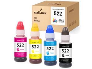 sailner compatible ink bottle replacement for 522 t522 use with ecotank et-2720 et-4700 (1 black, 1 cyan, 1 magenta, 1 yellow, sailner compatible ink bottle replacement for 522 t522 use with ecotank et-2720 et-4700 (1 black, 1 cyan, 1 magenta, 1 yellow,