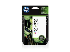 HP 63 | 2 Ink Cartridges | Black, Tri-color | F6U61AN, F6U62AN HP 63 | 2 Ink Cartridges | Black, Tri-color | F6U61AN, F6U62AN