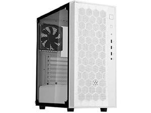 silverstone technology fara r1, tempered glass, white, mid-tower atx case with micro-atx and mini-itx support, sst-far1w-g silverstone technology fara r1, tempered glass, white, mid-tower atx case with micro-atx and mini-itx support, sst-far1w-g