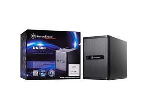silverstone technology ds380b premium mini-itx/dtx small form factor nas computer case, black newest version ds380b-x silverstone technology ds380b premium mini-itx/dtx small form factor nas computer case, black newest version ds380b-x