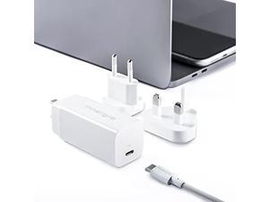 innergie 60c - 60 watt pd 3.0 usb-c wall charger, foldable, portable laptop/phone power adapter, compatible with switch/iphone 12/ macbook pro & air 13inch/ ipad pro, windows, usb