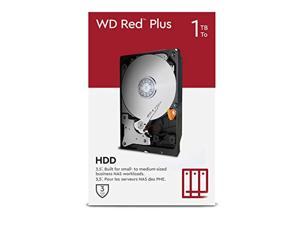 wd red plus 1tb nas 3.5" internal hard drive - 5400 rpm class, sata 6 gb/s, cmr, 64mb cache