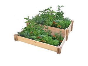 Unfinished Gronomics MRGB-1L 48-48 48-Inch by 48-Inch by 6-1/2-Inch Modular Raised Garden Bed 