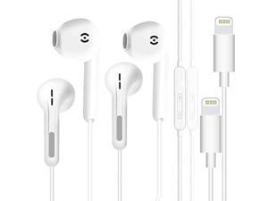 Compatible with iPhone 11 Pro Max/Xs Max/XR/X/7/8 Plus Plug and Play Carrier Cell Phones Devices Floppy Diskettes Earphones Headphone Wired Earphones Headset with Microphone and Volume Control 