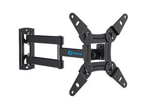 full motion tv monitor wall mount bracket articulating arms swivels tilts extension rotation for most 13-42 inch led lcd flat curved screen tvs & monitors, max vesa 200x200mm up to