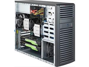 supermicro cse-732d3-1k26b black sc732d3 tower chassis with 1200w ps2 power supply