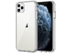 jetech case for iphone 11 pro max (2019), 6.5-inch, shockproof bumper cover, anti-scratch clear back (hd clear)