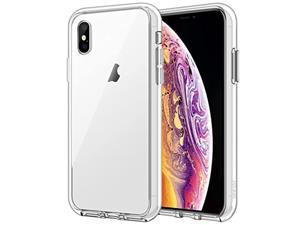 jetech case for iphone xs and iphone x, shockproof bumper cover, hd clear