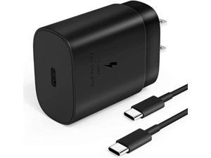 fast adaptive wall adapter 25w charger for nokia 3.1a / 5.1 plus / 5.3 / 6.1 / 6.1 plus / 8 v 5g uw / 8.3 5g / 9 pureview / g / n1 / with 4ft (1.2m) urbanx usb c pd charging cable - black (us version)