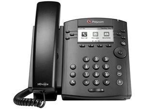 polycom vvx 300 ip business poe telephone (power supply included) (renewed)