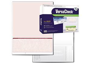 versacheck secure checks - 250 blank business voucher checks - burgundy classic - 250 sheets form #1002 - check on bottom