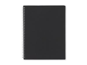 blue sky smart notes professional notebook, wire-o binding, 8.5" x 11", black (14713)